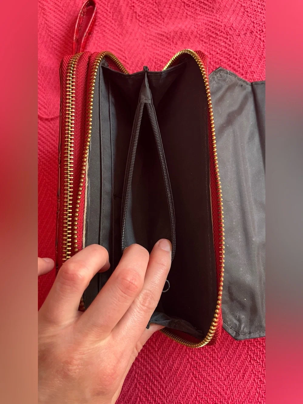 Red Clutch Purse (used)